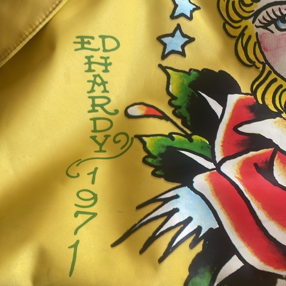 Vintage ED HARDY "California Girl" Tote Bag (Y2K, 2000s) - Picture 3 of 16